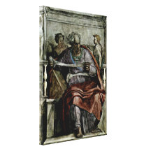 Michelangelo Buonarroti - The Prophet Joel Canvas Print