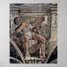 Michelangelo Buonarroti - The Prophet Jonas Poster