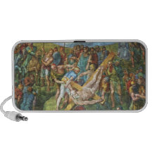 michelangelo - Martyrdom of St.Peter Painting Portable Speakers