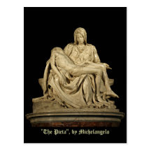 Michelangelo's 'Pieta' Postcards