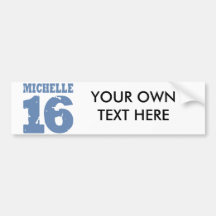 MICHELLE 2016 UNIFORM DISTRESSED -.png Bumper Stickers