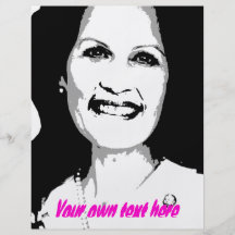 Michelle Bachman Personalised Flyer