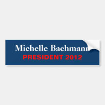 Michelle Bachmann 2012 Bumper Sticker