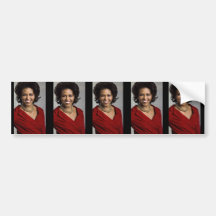 MICHELLE OBAMA FIRST LADY bumpersticker. Bumper Sticker