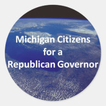 Michigan Citizens for a Republican Governor Stickers