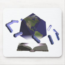 Microbe World of Knowledge Mouse Pads