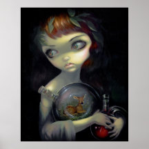 Microcosm:  Fawn ART PRINT gothic alchemy lowbrow