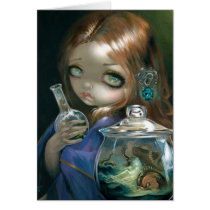 "Microcosm:  Sea Monsters" Greeting Card cards