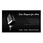 "Microphone" Business Card w/ez fill