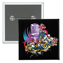 Microphone ~ Mike Audio Sing Singing Music Pins