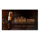 Microphone Music Studio Business Card