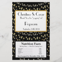 Microwave Popcorn Wrapper Glowing Summer Lights on Flyer