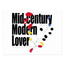 Mid Century Modern Lover Post Cards