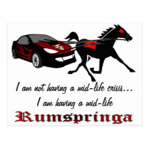 Mid-Life Rumspringa Postcards