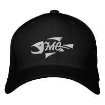 Middle Creek Fish Skeleton Embroidered Hat