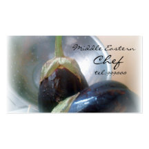 Middle Eastern Chef Business Card Templates