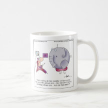 MIDDLE OF ROOM Mug by April McCallum