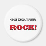 Middle School Teachers Rock Magnet