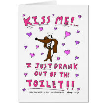 Midge 'KISS ME' Valentine's Day Card