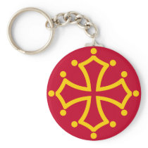 Midi Pyrenees, France keychains