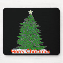 Midnight Christmas Mousepad