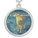 Midnight Moonlight Aoudad Necklace