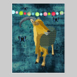 Midnight Moonlight Aoudad Postcard postcards
