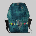 Midnight Moonlight Zebra Messenger Bag messenger bags