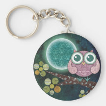 Midnight Owl Key Chain