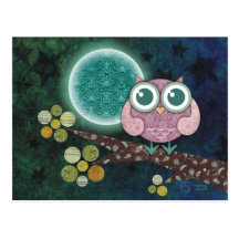 Midnight Owl Postcards