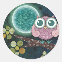Midnight Owl Stickers