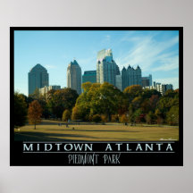 Midtown Atlanta - Piedmont Park Print