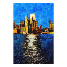 Midtown Manhattan at Sundown Photograph