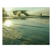 Midway Geyser Pool at Sunrise Photograph