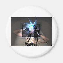 MIGRAINE 2 FRIDGE MAGNET