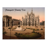 Milan Cathedral and Piazza, Lombardy, Italy Post Cards