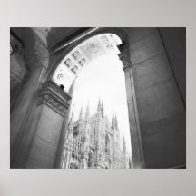 Milano Italy, Galleria View of the Duomo Posters