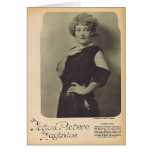 Mildred Davis 1922 vintage portrait Greeting Cards