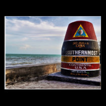 Mile 0 Key West postcards