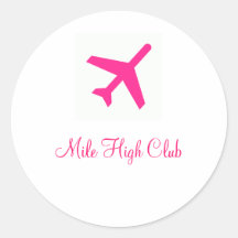 Mile High Club - Customised Stickers