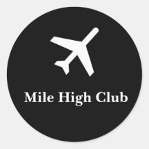 Mile High Club Sticker