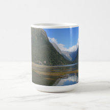 Milford Sound Bay, Mitre Peak, New Zealand Mugs