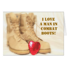 military boots card