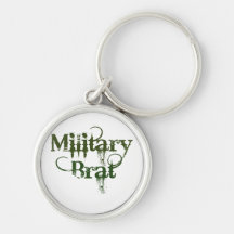 Military Brat Keychain