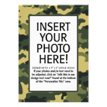 military / camouflage - Birthday Invitation