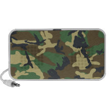 Military Camouflage Doodle Mini Speakers