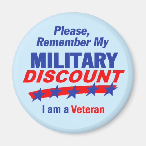 MILITARY DISCOUNT Magnet