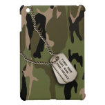 Military Green Camo w/ Dog Tag