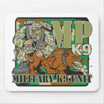 Military K9 Unit Mousepad