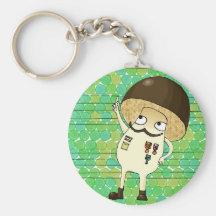Military mushroom keychains